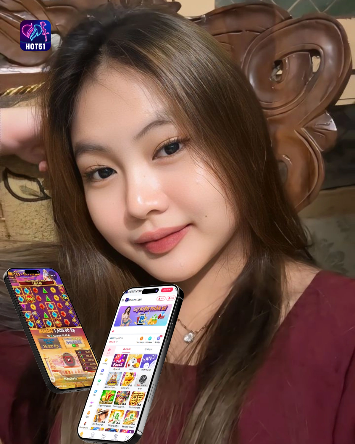 Hot51 Live Mod APK Unlocked All – Versi Premium Gift Tak Terbatas 2025