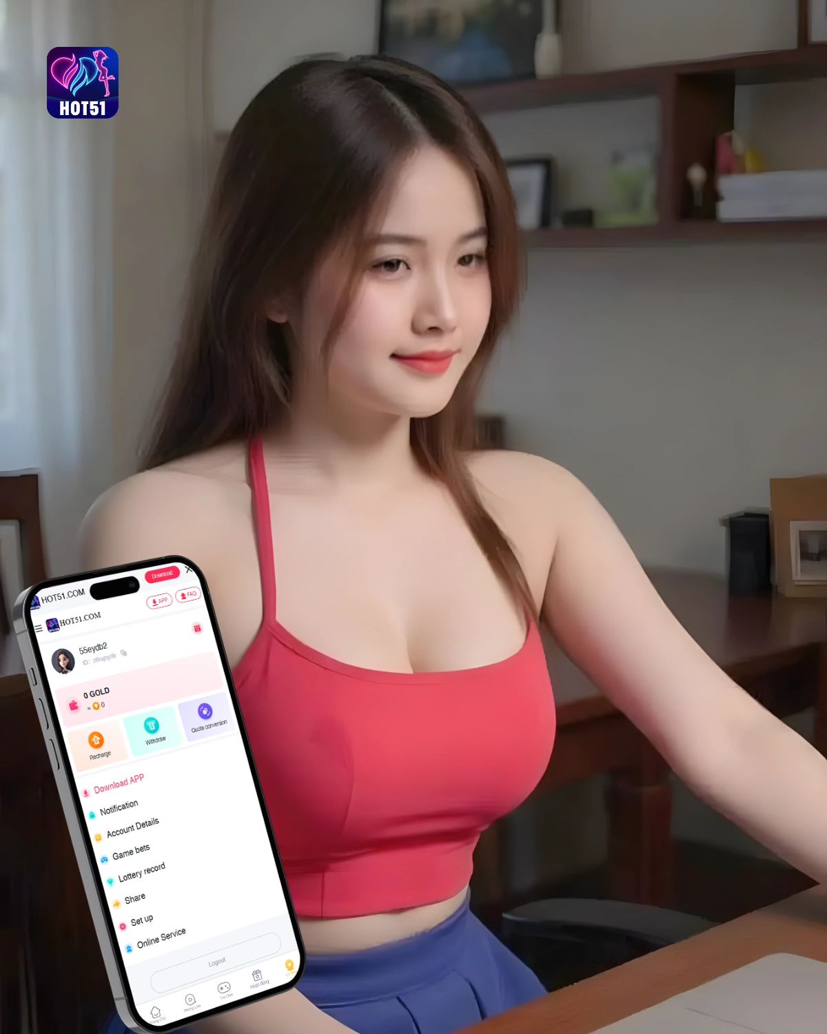 Hot51 Live Mod APK – Versi Premium 2025 dengan Fitur Unlocked Semua