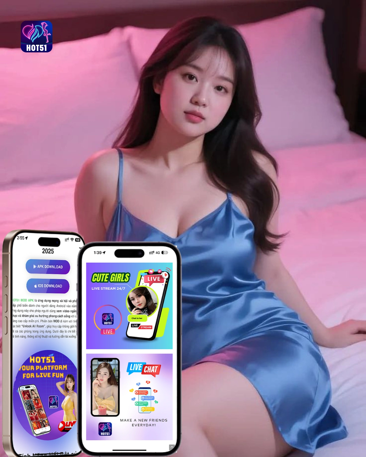 Hot51 mod apk download – Versi Lengkap 2025 dengan Fitur Unlock Room
